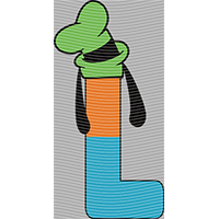 Cartoon letters-CL 207